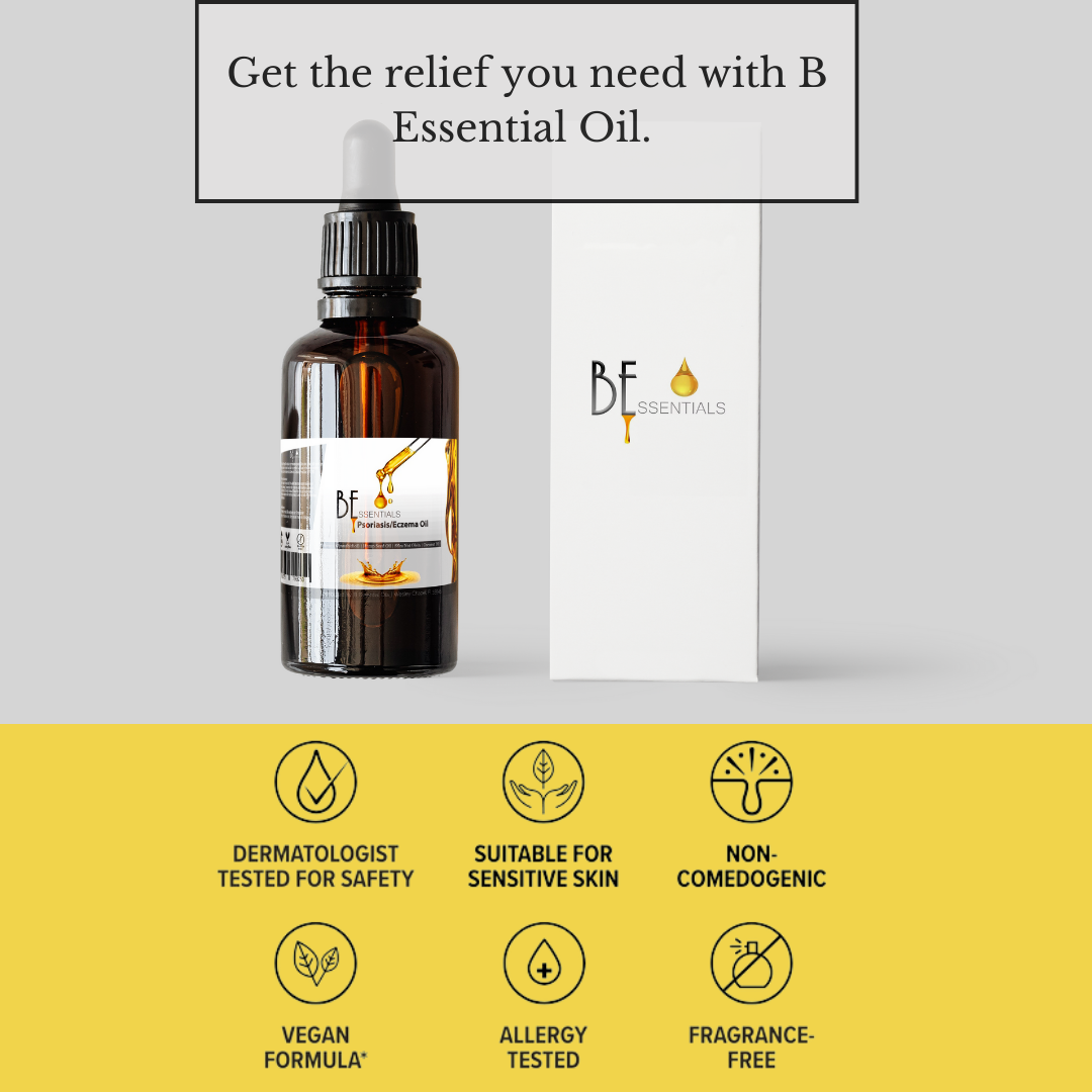 Healing Skin Conditions Naturally: B Essential Oil LLC's Topical Oil with Only Three Ingredients